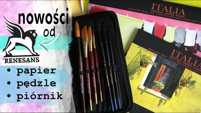 Pędzle Renesans do akwareli: Odkryj idealne narzędzia do malowania