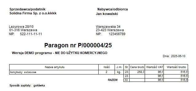 Paragon z NIP fakturą uproszczoną? Limit 450 zł i ważne zasady