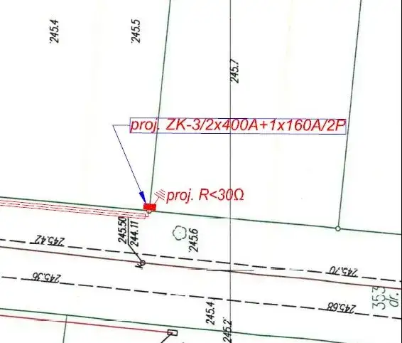Jakie są przepisy dotyczące odległości skrzynki elektrycznej od granicy działki?