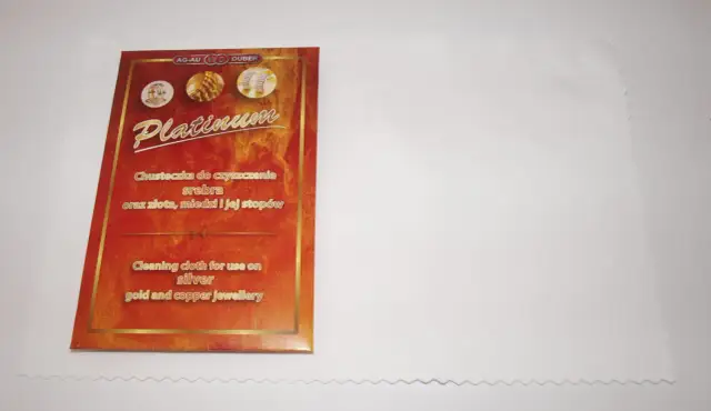 Ściereczka do srebra: Bezpieczny blask Twojej biżuterii!