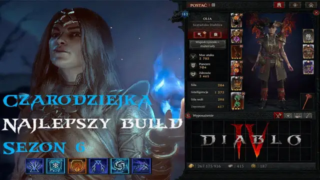Czarodziejka w Diablo 4 - umiejętności i build przetrwania