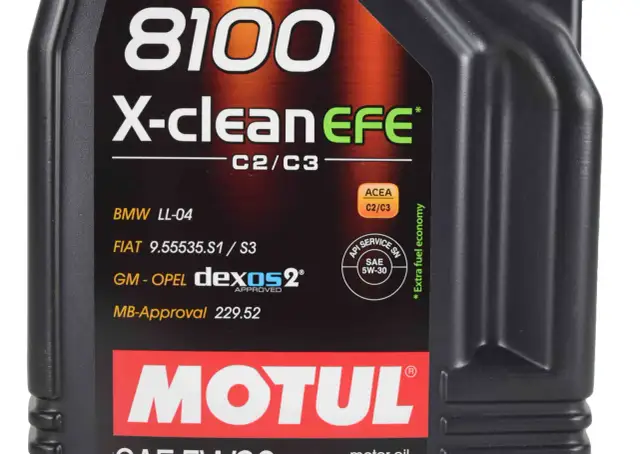 Motul 8100 X-Clean EFE 5W30 5L - najlepszy wybór dla Twojego silnika