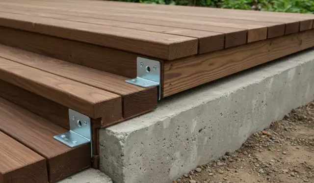 Jak montować schody drewniane na beton, by uniknąć problemów?