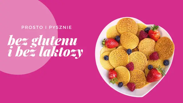 Placuszki z owocami na talerzu. Proste i pyszne przepisy bezglutenowe i bez laktozy.