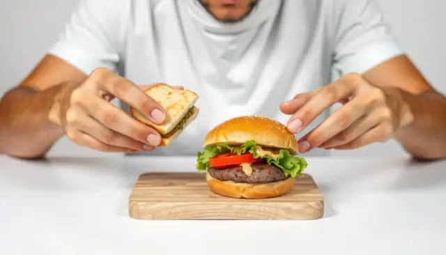 Jak jeść burgera? Sztuczki, które uratują Ci ubranie