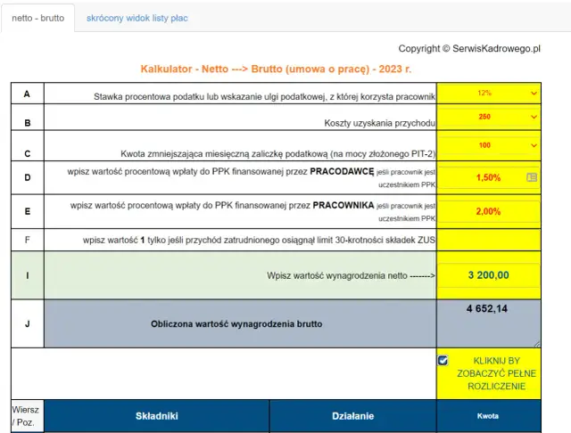 Wynagrodzenie netto 1650 zł: sprawne przeliczenie na kwotę brutto w 3 krokach