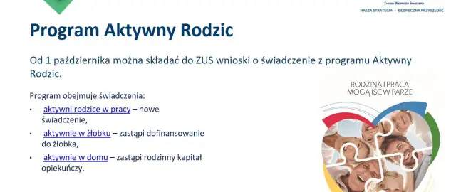 Program Aktywny Rodzic: od 1.10. można składać wnioski. Dofinansowanie do żłobka zastąpi dopłatę. Czas rozpatrzenia wniosku nie jest podany.