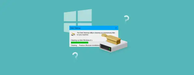 Narzędzie Oczyszczanie dysku Windows 11 usuwa niepotrzebne pliki, zwalniając miejsce na dysku C:.