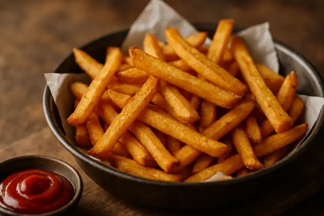 Chrupiące frytki z piekarnika: sekret idealnej chrupkości bez smażenia
