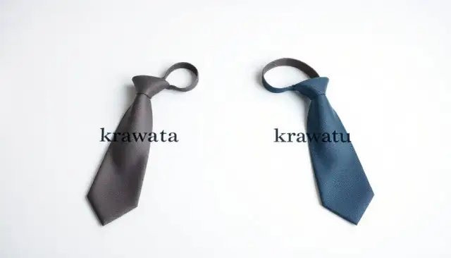 Krawata czy krawatu: poznaj zasady poprawnej odmiany w języku polskim