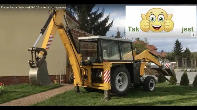 Koparko ładowarka Ostrówek KTO-162 - specyfikacje i zastosowanie w budownictwie