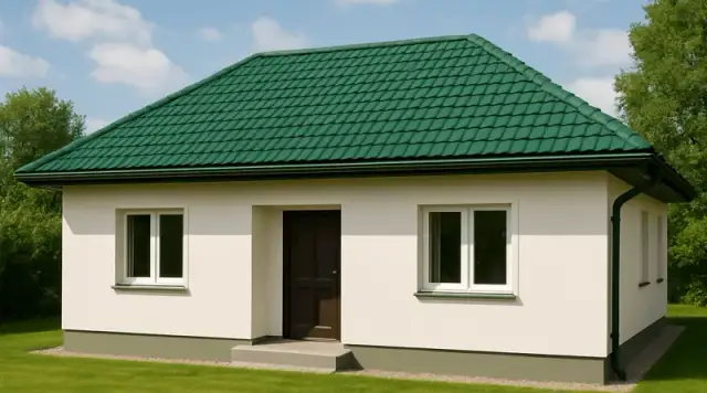 Jaką elewację wybrać do domu z zielonym dachem, aby olśniewać?