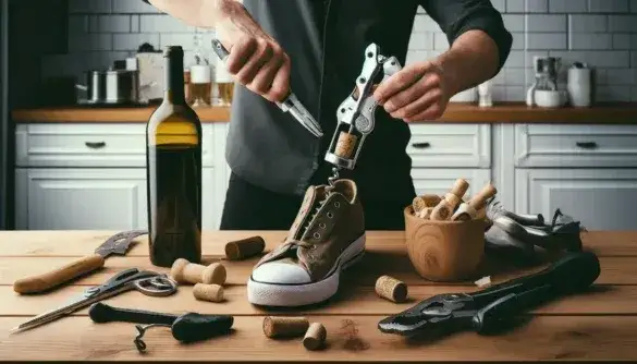 Jak otworzyć wino butem - prosta metoda na awaryjne otwieranie