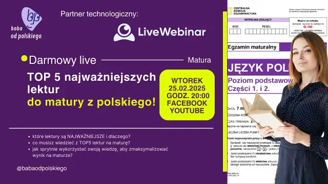 Jakie lektury były na maturze w poprzednich latach? Sprawdź, co musisz znać