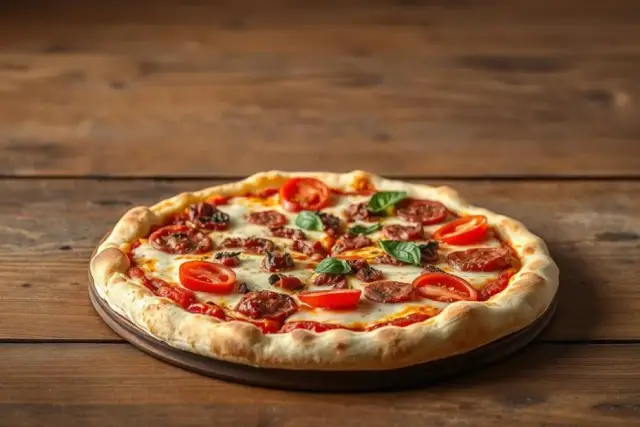 Ile waży pizza 40 cm? Zaskakujące różnice w wadze zależnie od dodatków