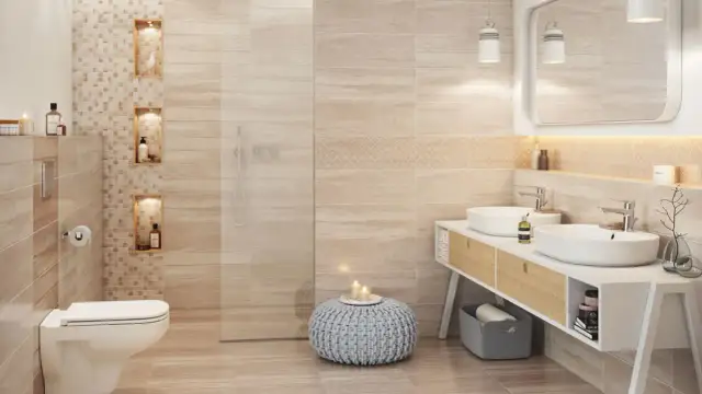 Jakie meble wybrać do beżowej łazienki? Inspirujące pomysły