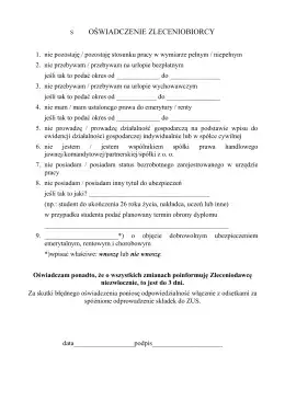 Jak bezbłędnie wypełnić oświadczenie zleceniobiorcy? Uniknij kosztownych błędów