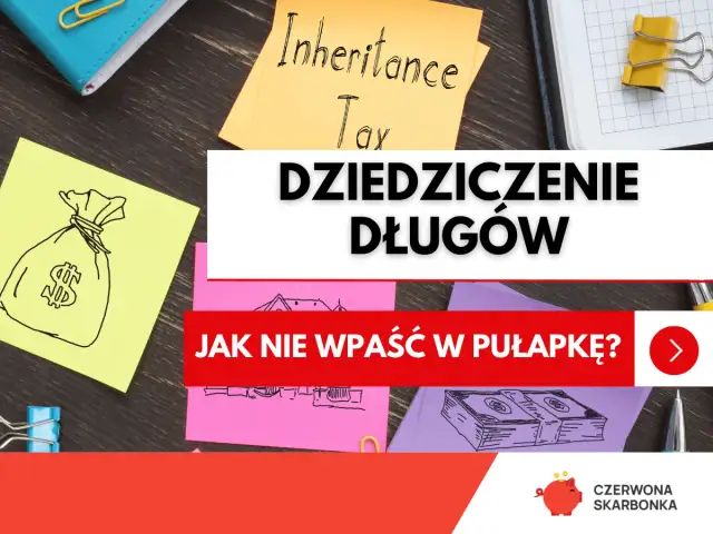 Czy długi się dziedziczy? Dowiedz się, jak uniknąć pułapki dziedziczenia długów. Na zdjęciu notatki z rysunkami pieniędzy i tekstem.