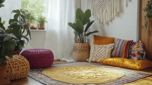 Boho Wohnzimmer: Kreative Ideen für eine einzigartige Wohlfühloase