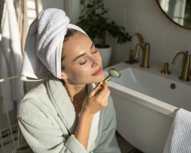 Masaż twarzy rollerem: Poradnik krok po kroku. Odkryj sekrety!