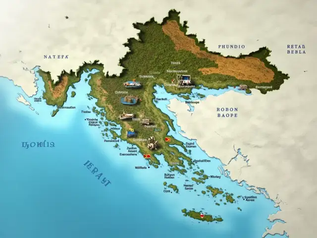 Gdzie leży Chorwacja na mapie Europy? Odkryj jej położenie i sąsiadów