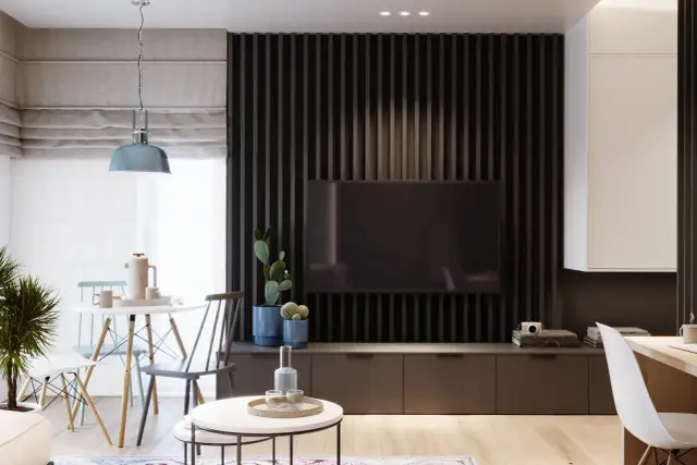 Jak pomalować ścianę pod telewizor, by uniknąć odblasków i uzyskać stylowy efekt