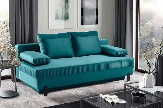 Turkusowa kanapa: Jakie dodatki? Sekrety mistrzowskiej aranżacji.