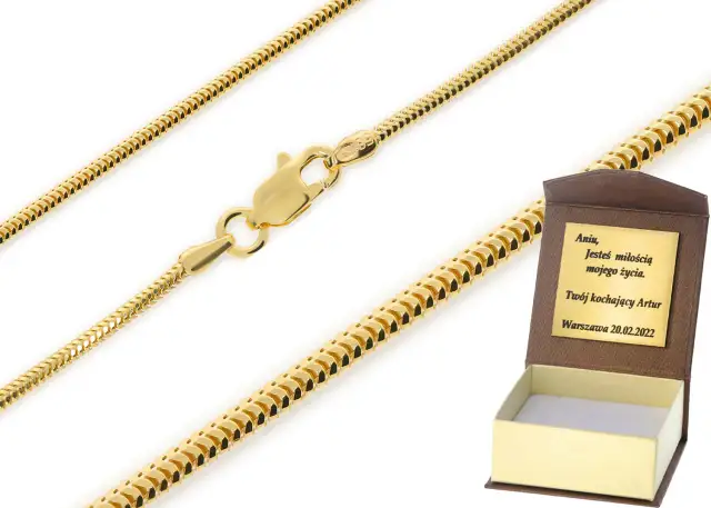 Złoty łańcuszek 585: Ile kosztuje? Poznaj cenę i uniknij błędów