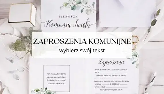 Jak wypisać zaproszenie na komunię? Poradnik i wzory tekstów
