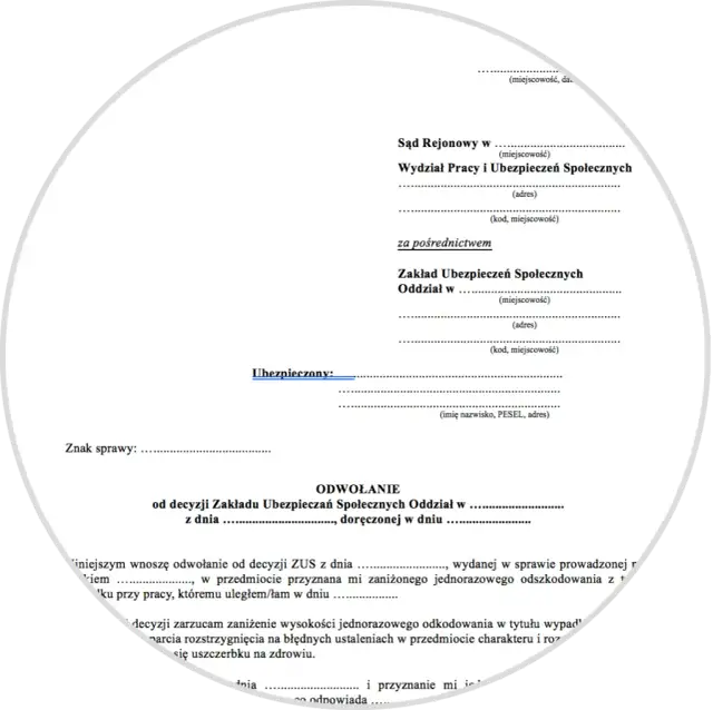 Jak napisać odwołanie od decyzji ZUS w sprawie sanatorium, aby je wygrać