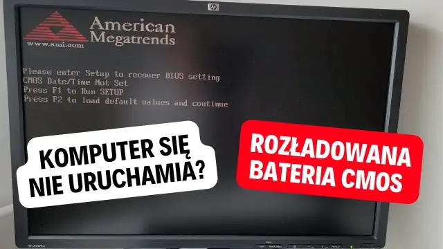 Komputer zapomina datę? Wymiana baterii BIOS krok po kroku