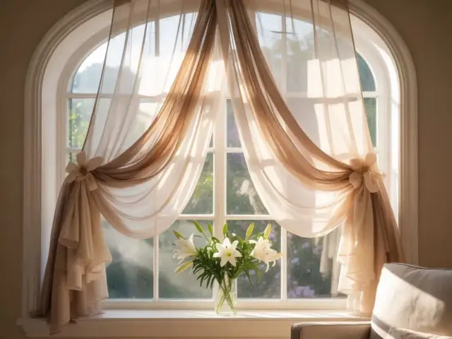 Ozdoby do firan jak zrobić: proste i tanie pomysły na dekoracje