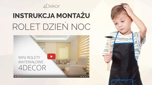 Jak założyć roletę dzień noc z żyłką - proste kroki bez błędów