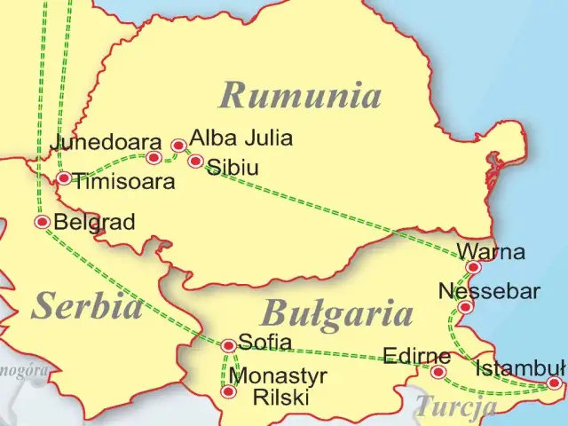 Trasa do Bułgarii: Serbia czy Rumunia? Czas, koszty, widoki