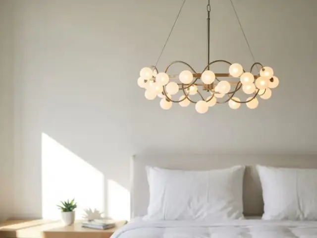 Jak wybrać idealny żyrandol do małej sypialni, by zaoszczędzić przestrzeń