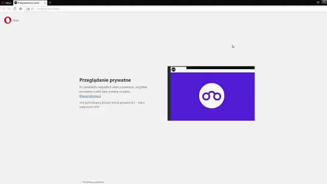 Opera GX: Tryb prywatny (incognito) jak włączyć i co daje?