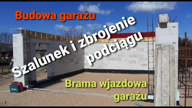 Zbrojenie nadproża bramy garażowej: Poradnik krok po kroku