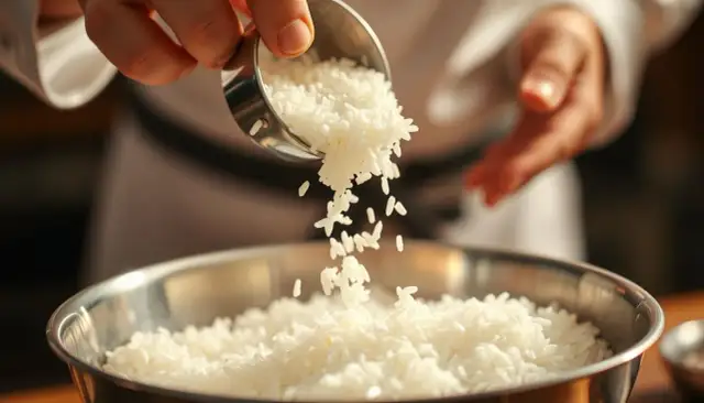 Ile octu do sushi? Proporcje, które zapewnią idealny smak ryżu