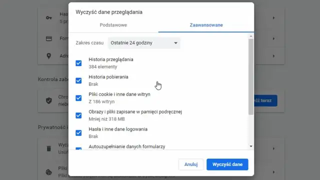Jak wyczyścić historię przeglądarki Chrome i zadbać o prywatność