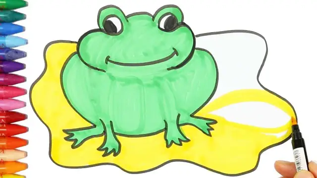 Jak narysować żabę na liściu – proste kroki dla każdego artysty