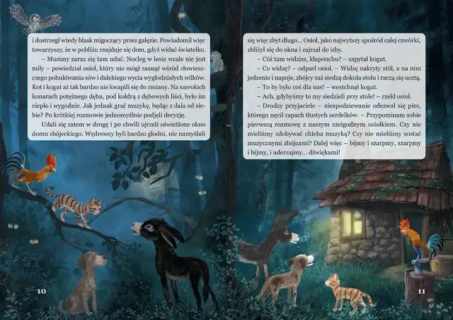 Baśń o czterech muzykantach z Bremy – wartość przyjaźni i współpracy