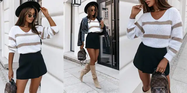 Jak nosić sweter do spódnicy, aby wyglądać stylowo i kobieco