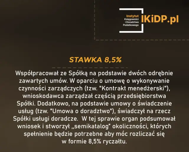 Ryczałt 8,5% dla coacha? Sprawdź, kiedy to się opłaca!