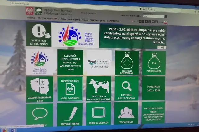 Logowanie do systemu wniosków ARiMR: instrukcje dla użytkowników