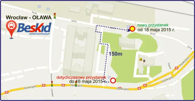 Gdzie zatrzymują się autobusy Beskid w Wrocławiu na Powstańców?