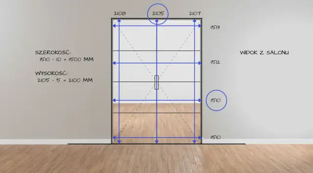 Idealny otwór pod drzwi dwuskrzydłowe? Poznaj tajniki wymiarowania