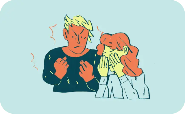 Zraniona kobieta i wściekły mężczyzna. Jak walczyć z zazdrością w związku, by nie doprowadzić do takiej sytuacji.