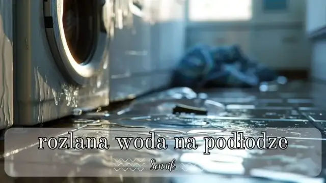 Rozlana woda na podłodze w śnie - poznaj ukryte znaczenie tego symbolu