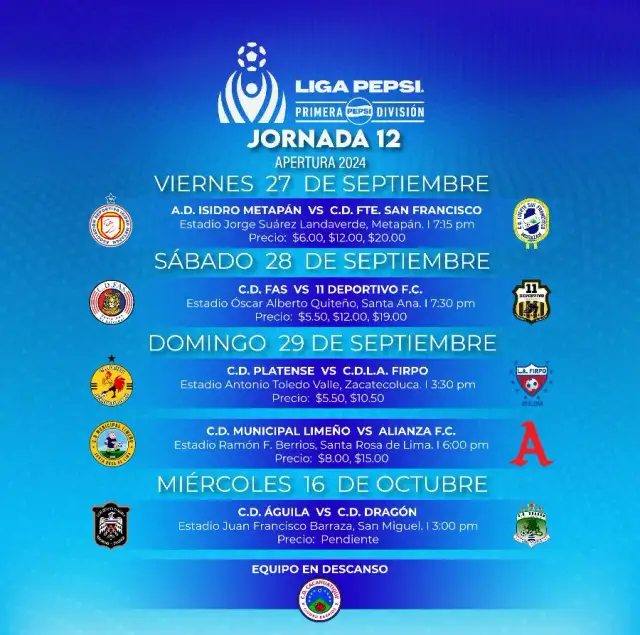 Calendario de la liga de fútbol profesional: fechas y horarios de partidos