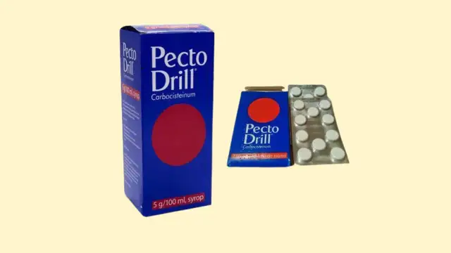 Pecto Drill syrop i pecto drill tabletki do ssania w blistrze.